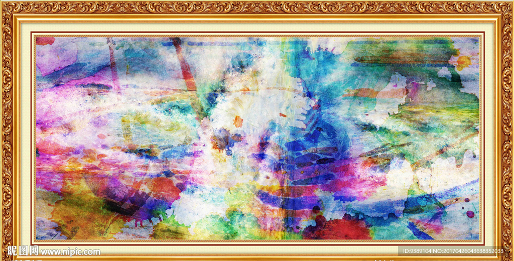 抽象油画