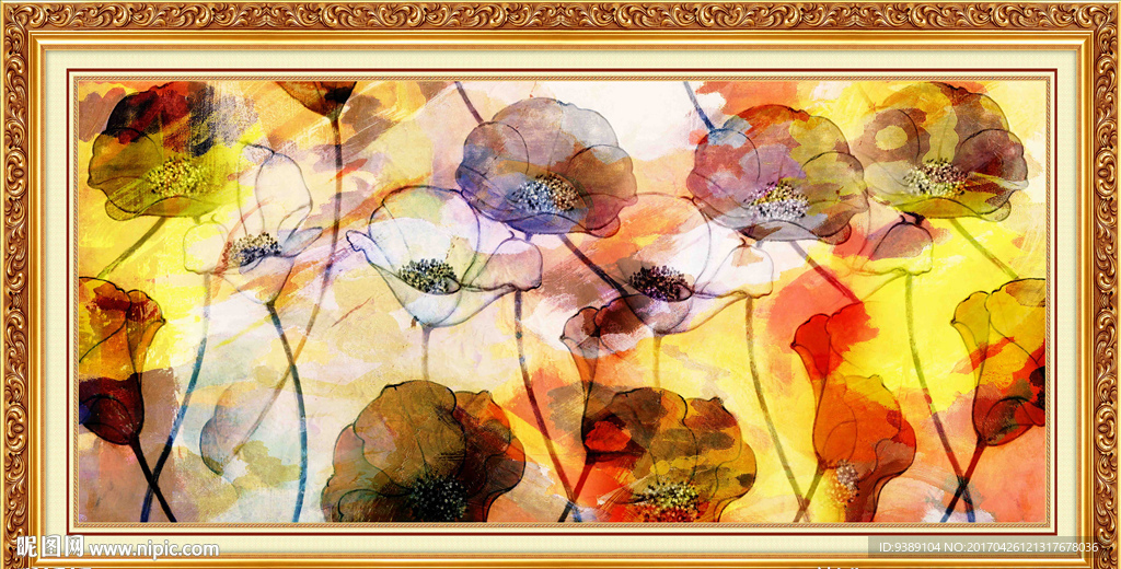花卉油画