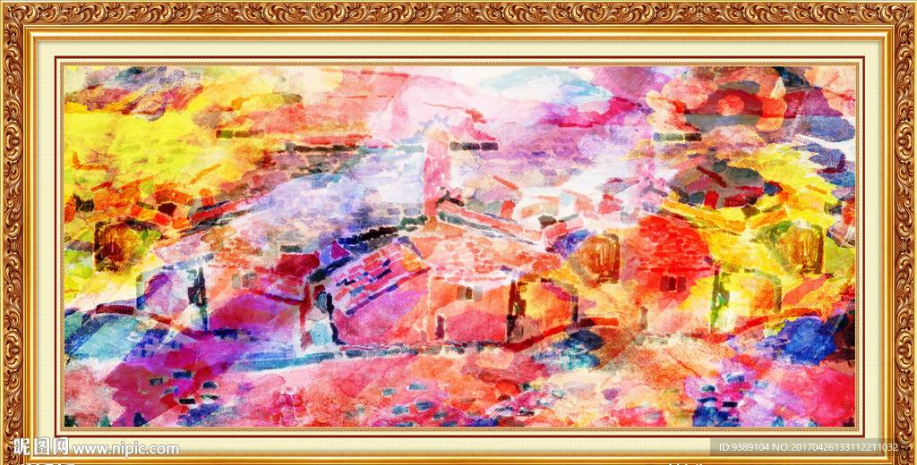 抽象油画