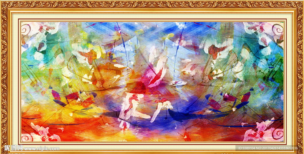 抽象油画