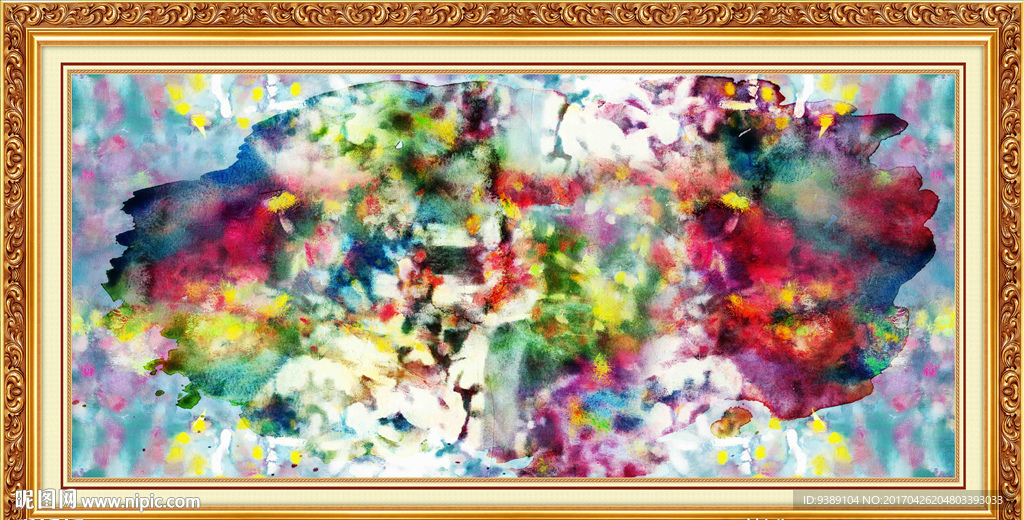 抽象油画