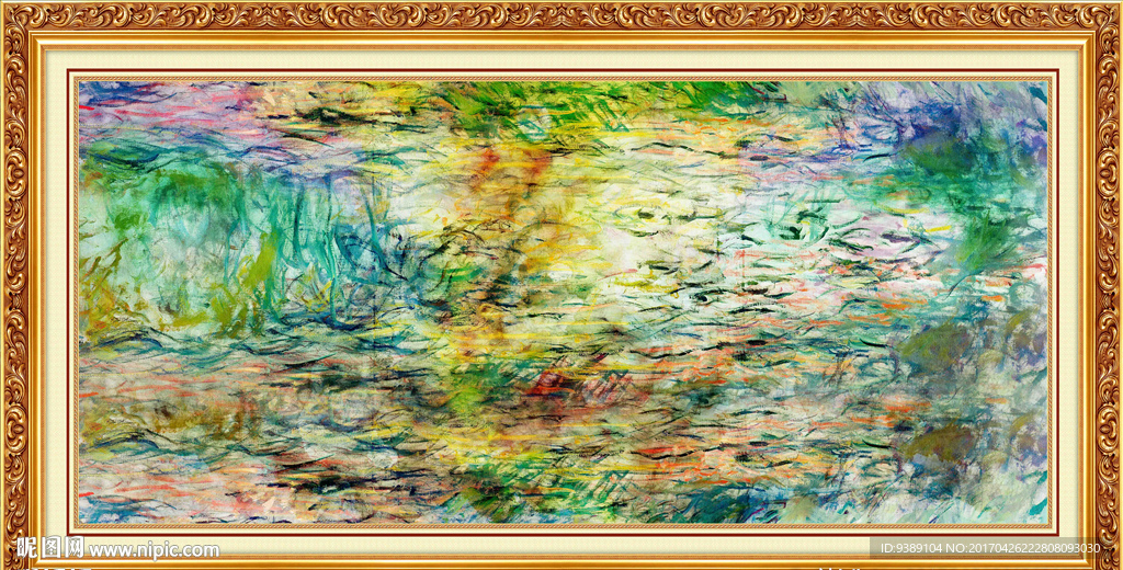 抽象油画