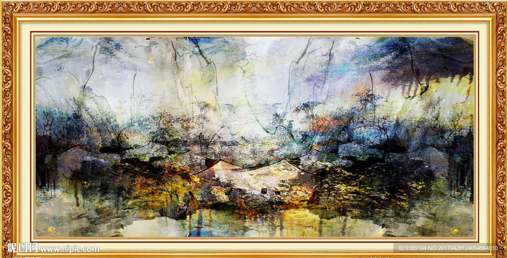 抽象油画