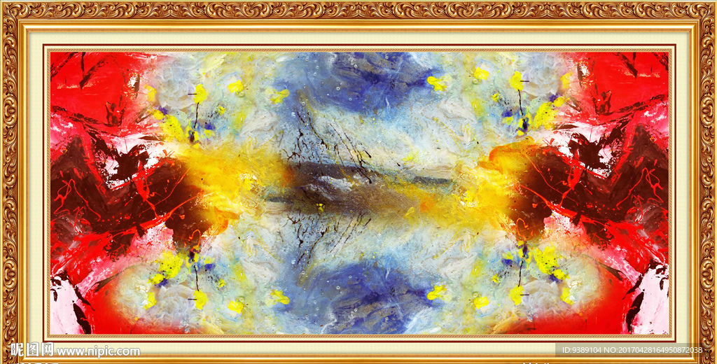 抽象油画