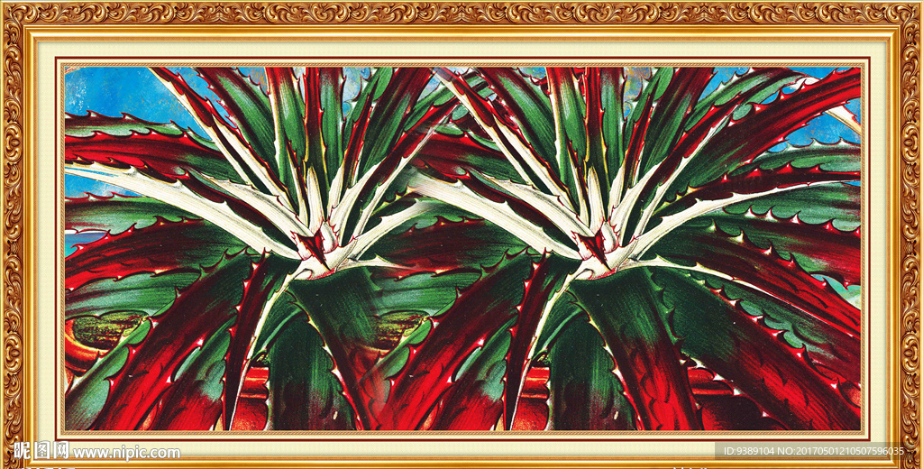 花卉油画