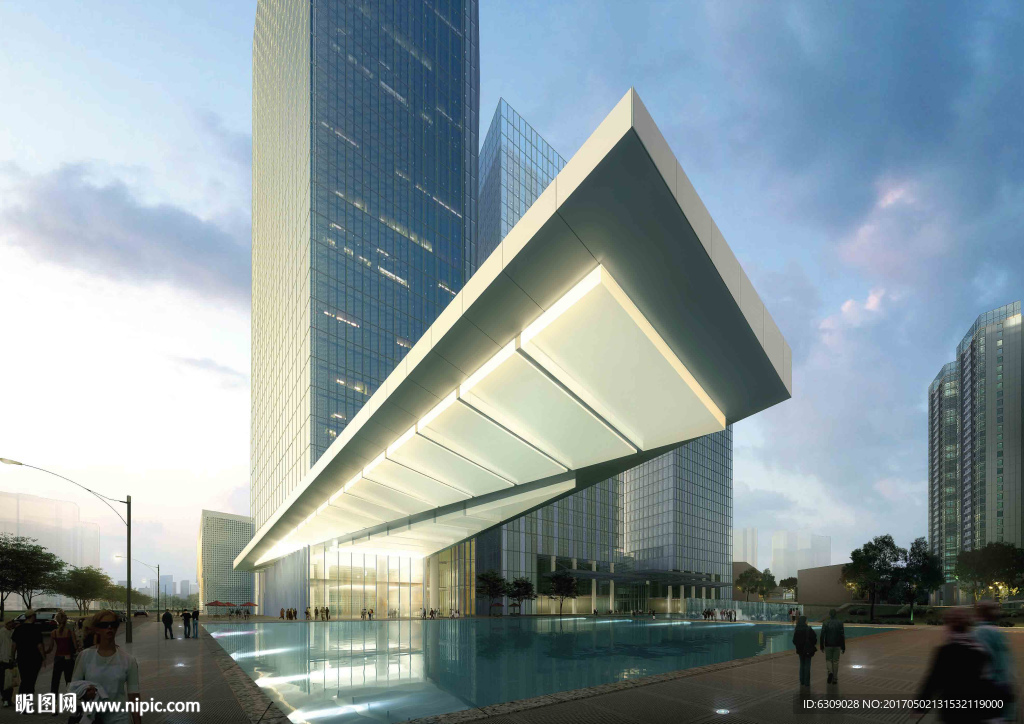 办公大楼效果图