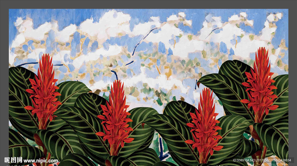 花卉油画
