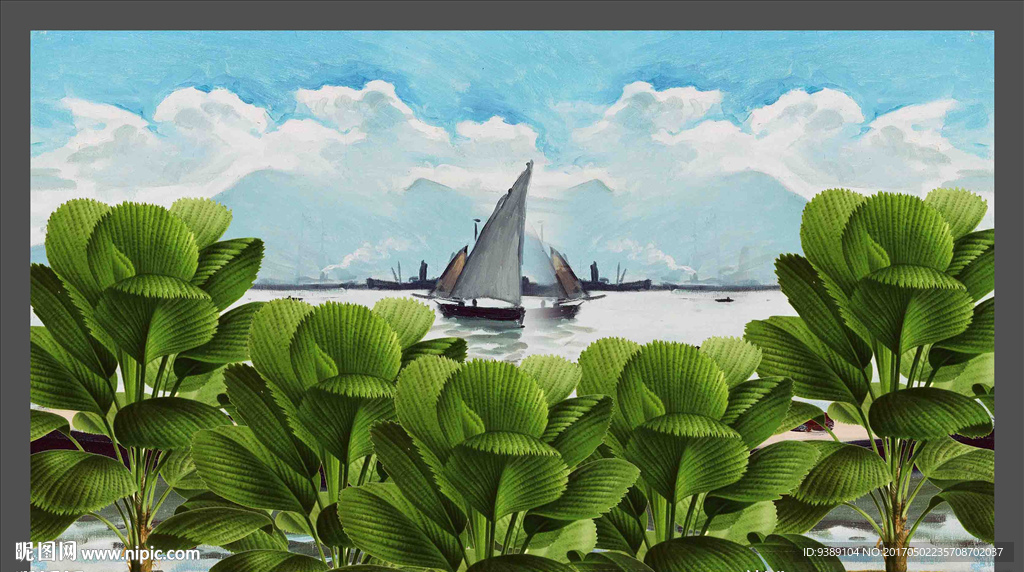 花卉油画