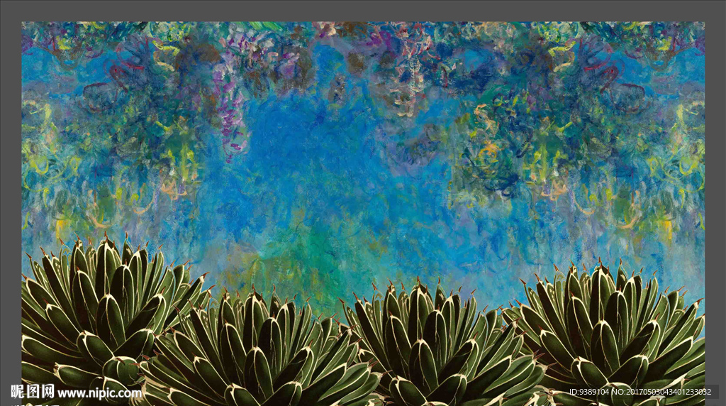 花卉油画
