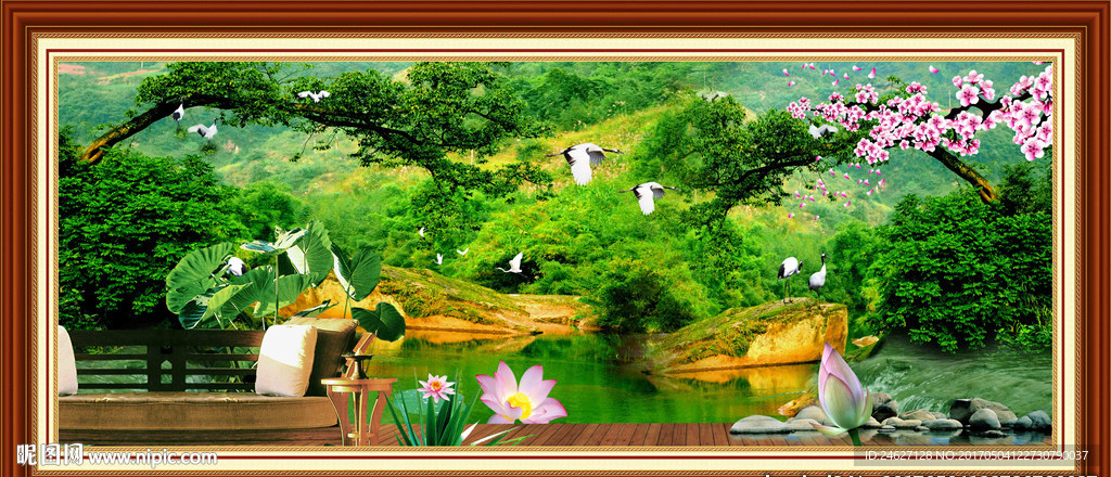 山水风景图
