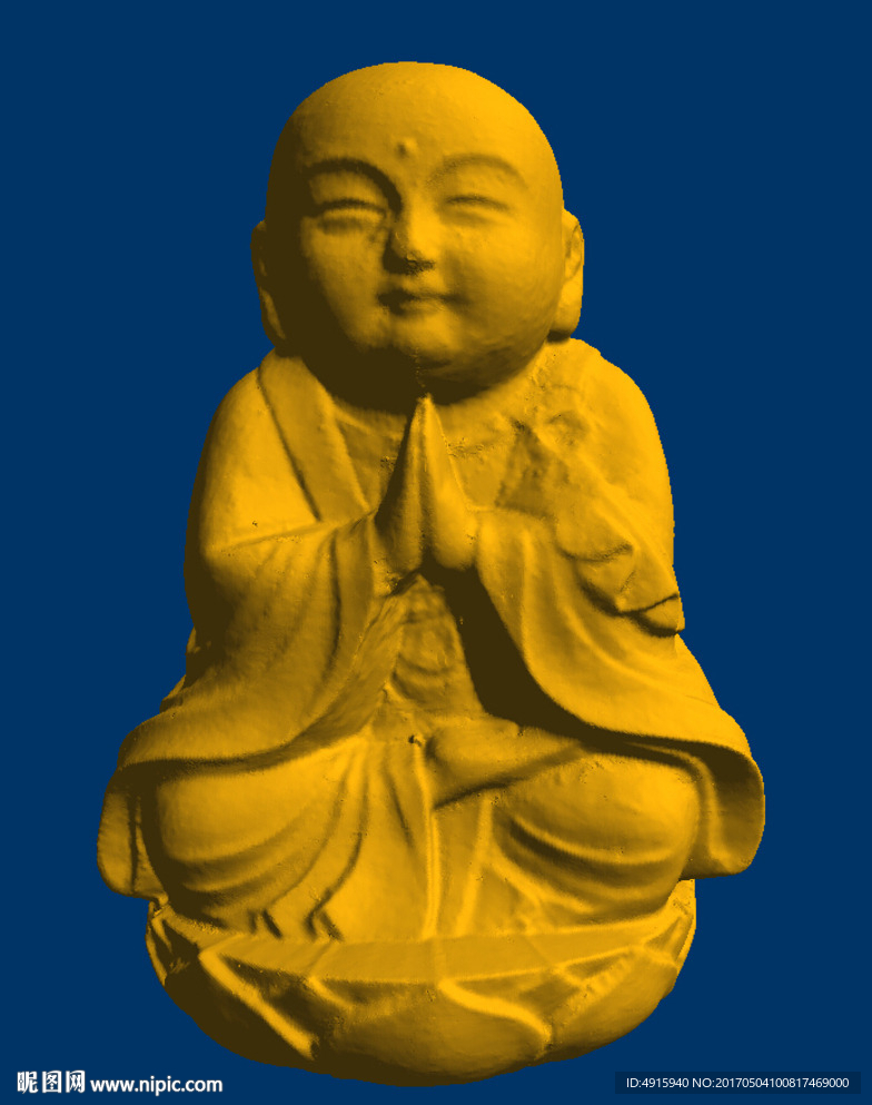 小和尚坐