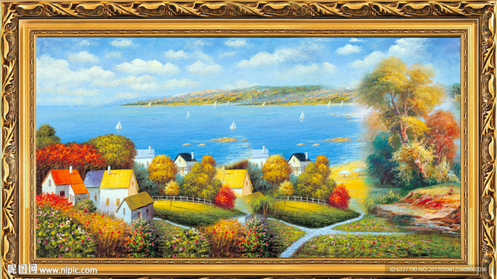 油画风景