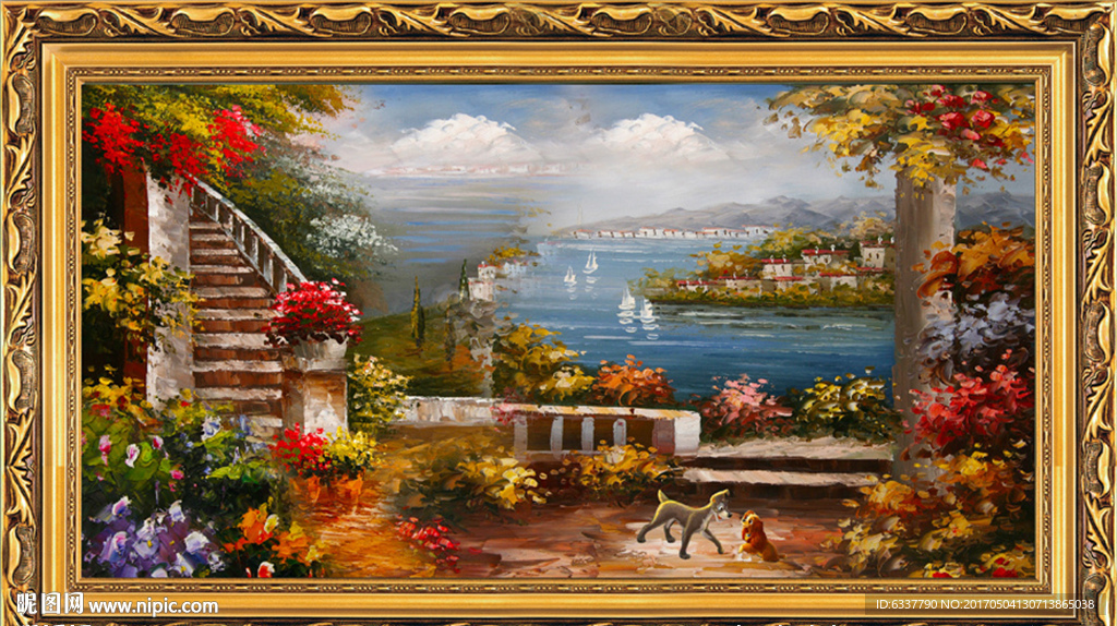 油画风景