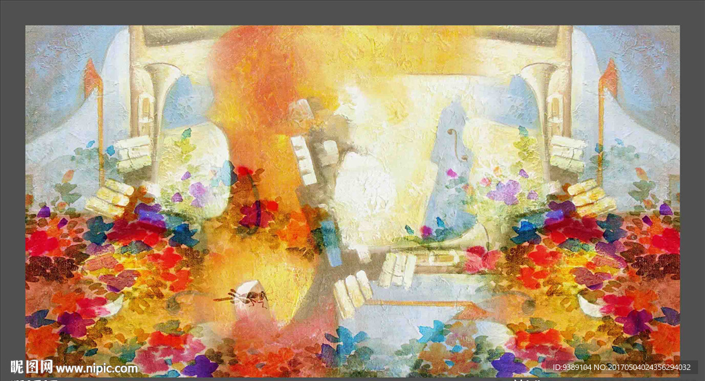 抽象油画