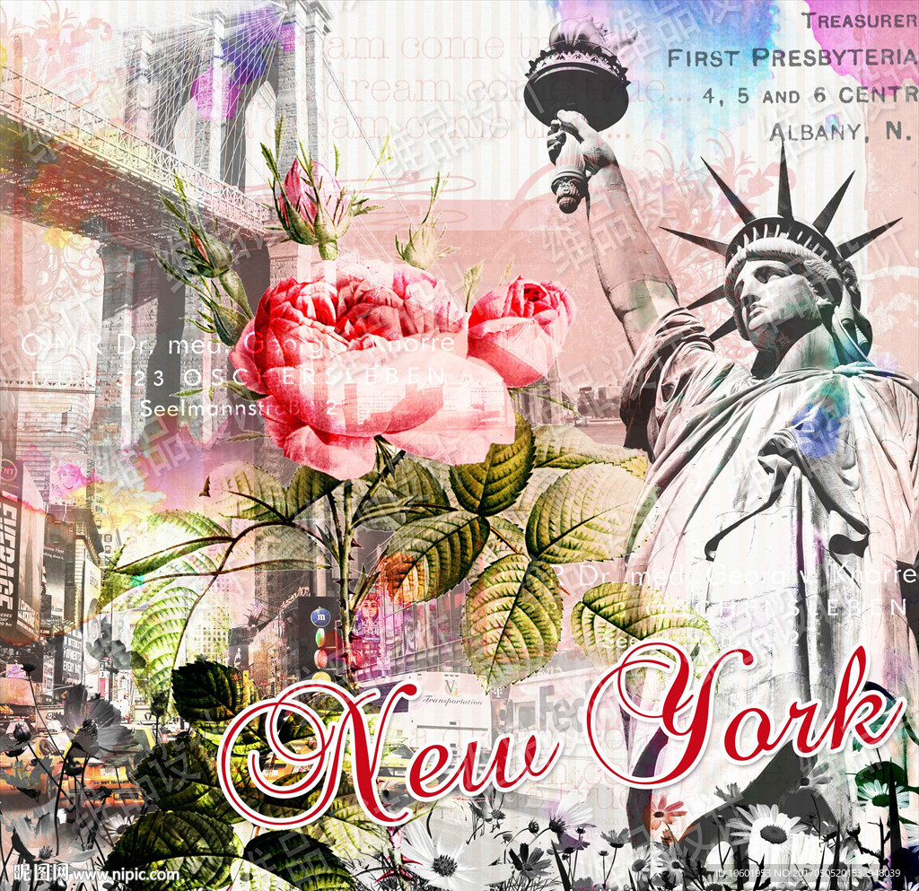 欧美风格装饰画