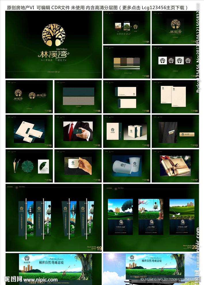 高端房地产VI