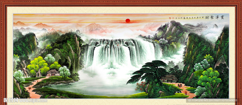 国画山水画