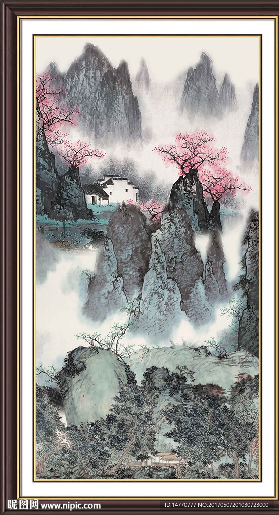 巨幅山水画