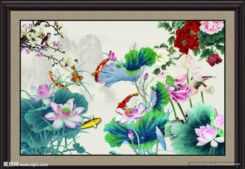 荷花图