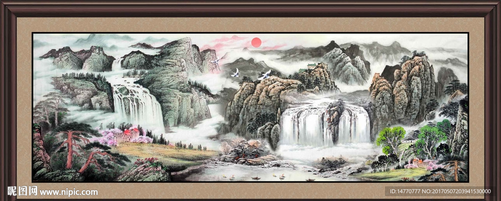 山水国画