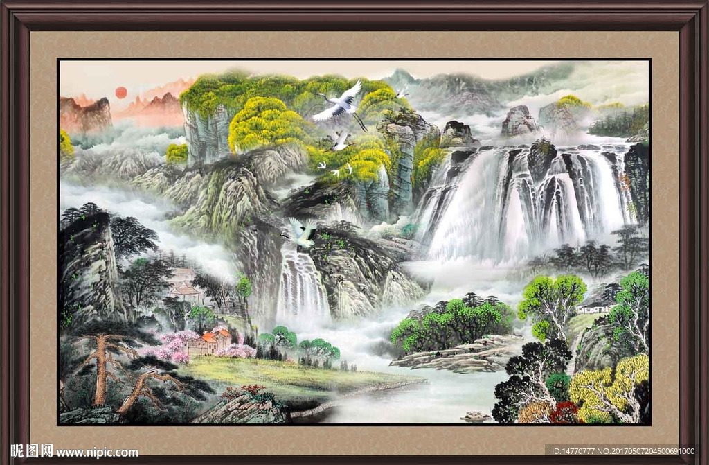 山水国画