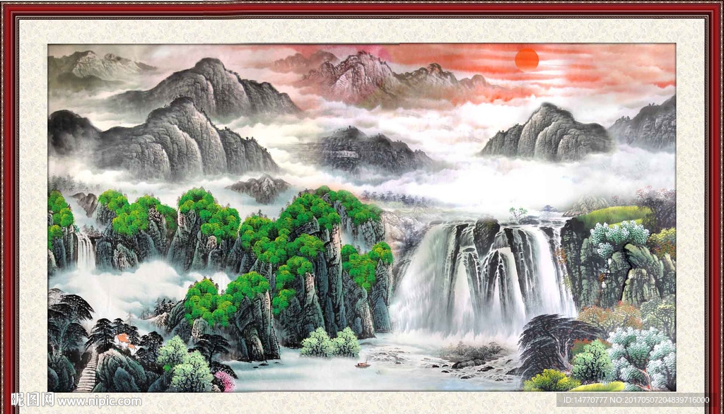 山水国画