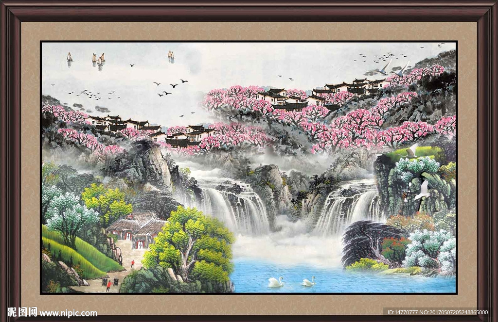 山水国画