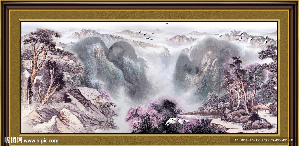 国画山水