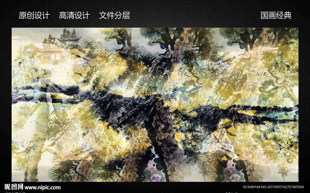 抽象油画
