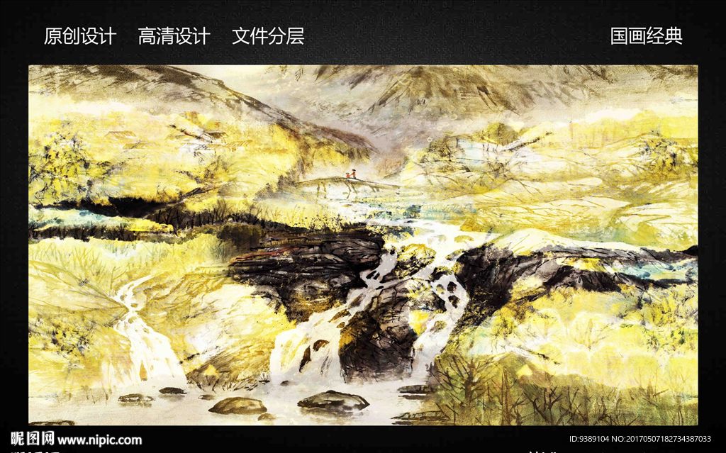 抽象油画