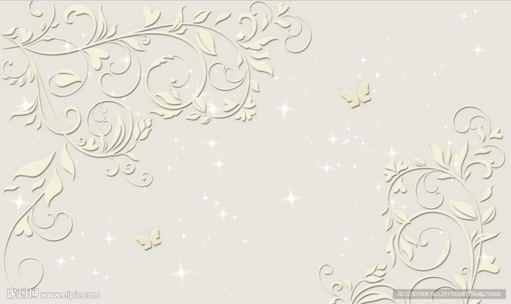 简约花纹