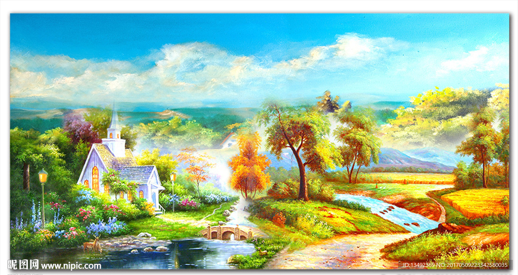 油画风景