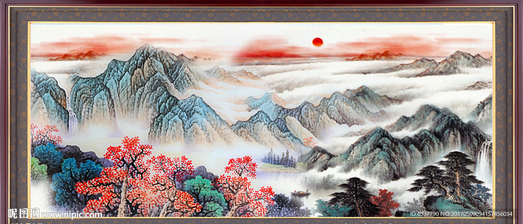 山水风景画