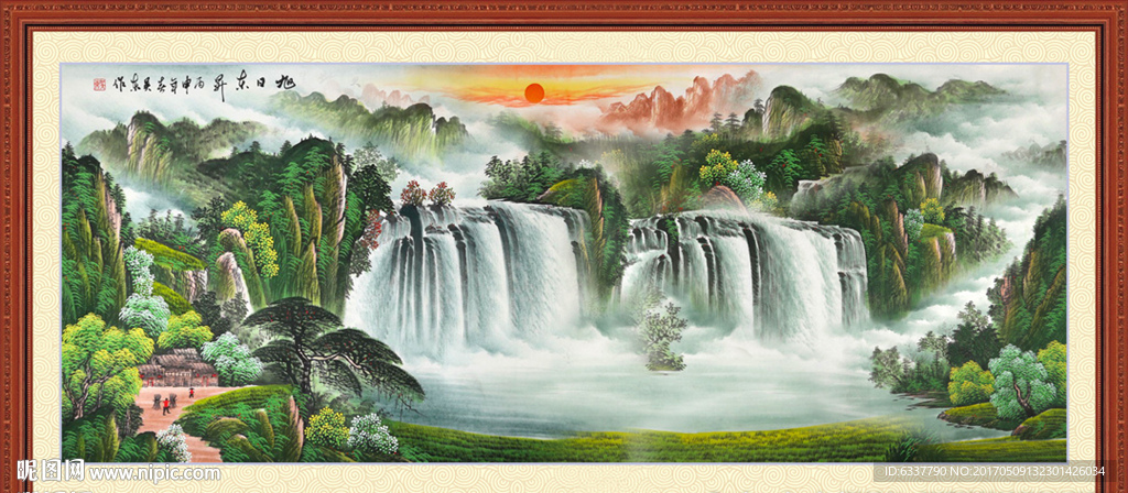 山水风景画