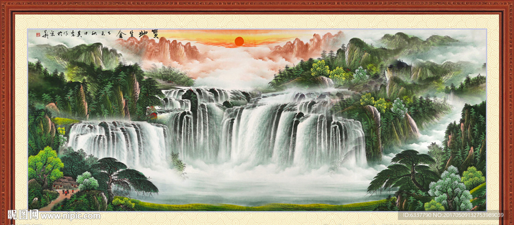 山水风景画