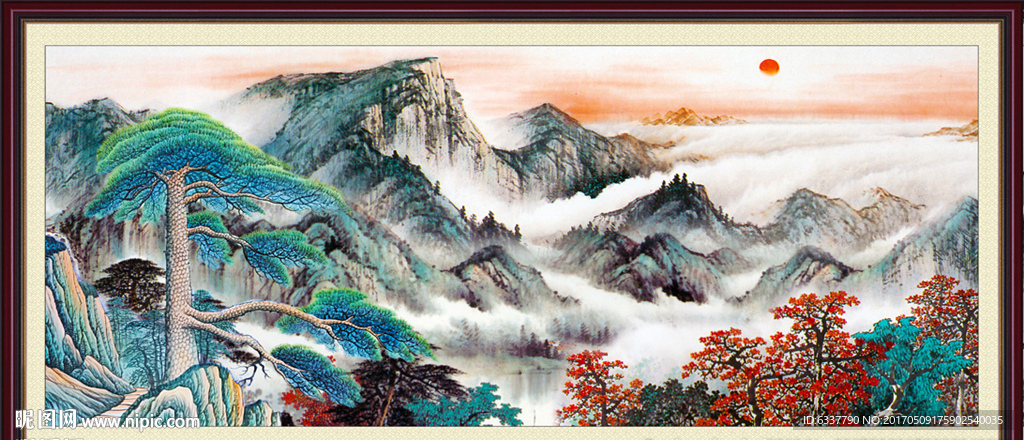 山水风景画