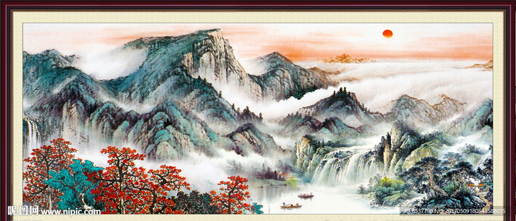 山水风景画