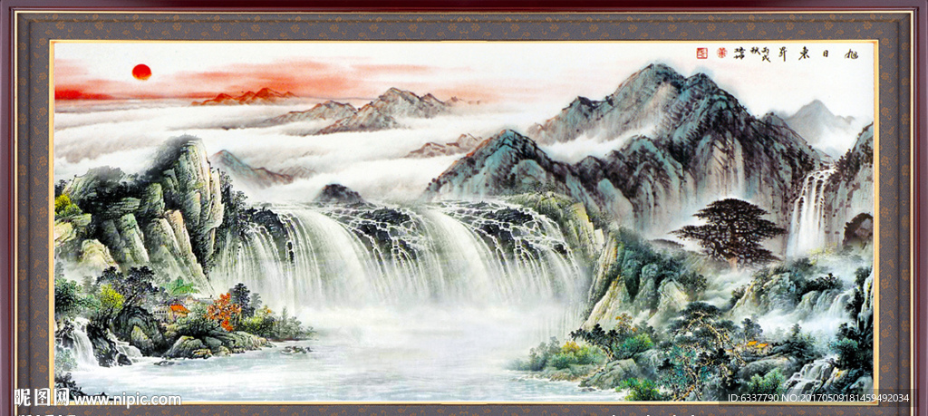 山水风景画