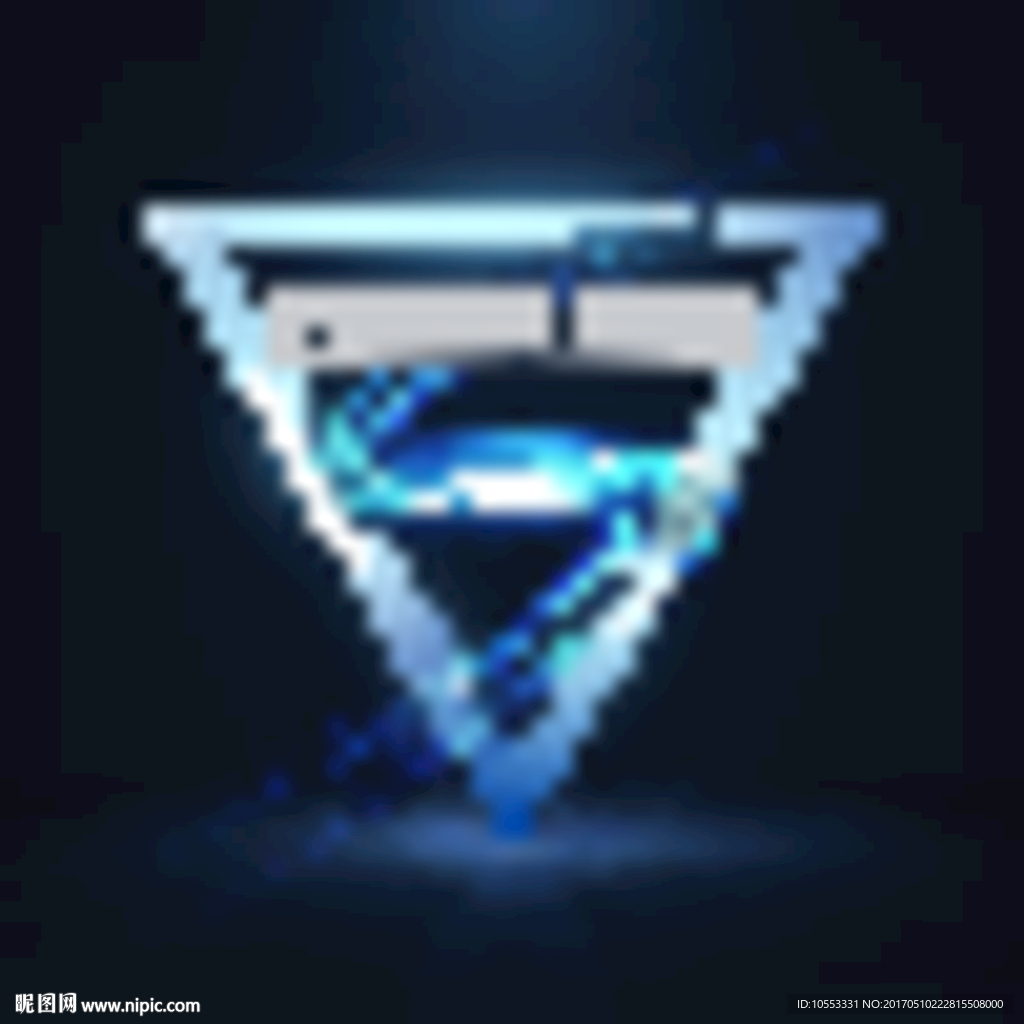 仙气梦幻霓虹旋风光效矢量素材