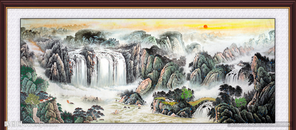 山水风景画