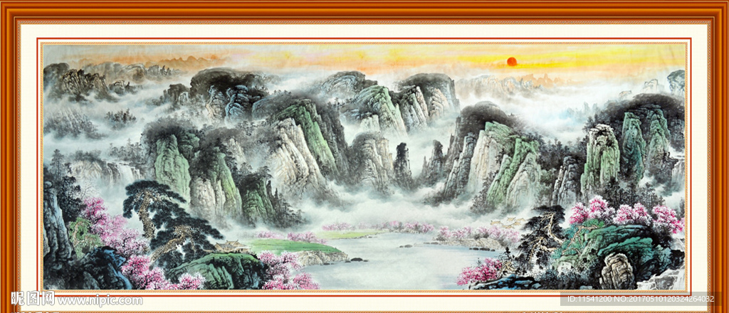 山水风景画