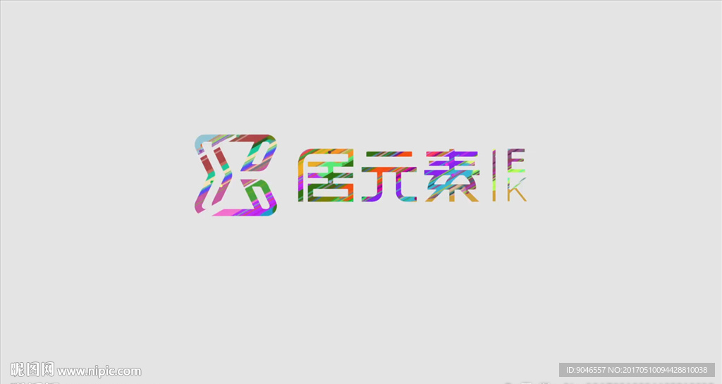 蜡笔涂抹logo演绎