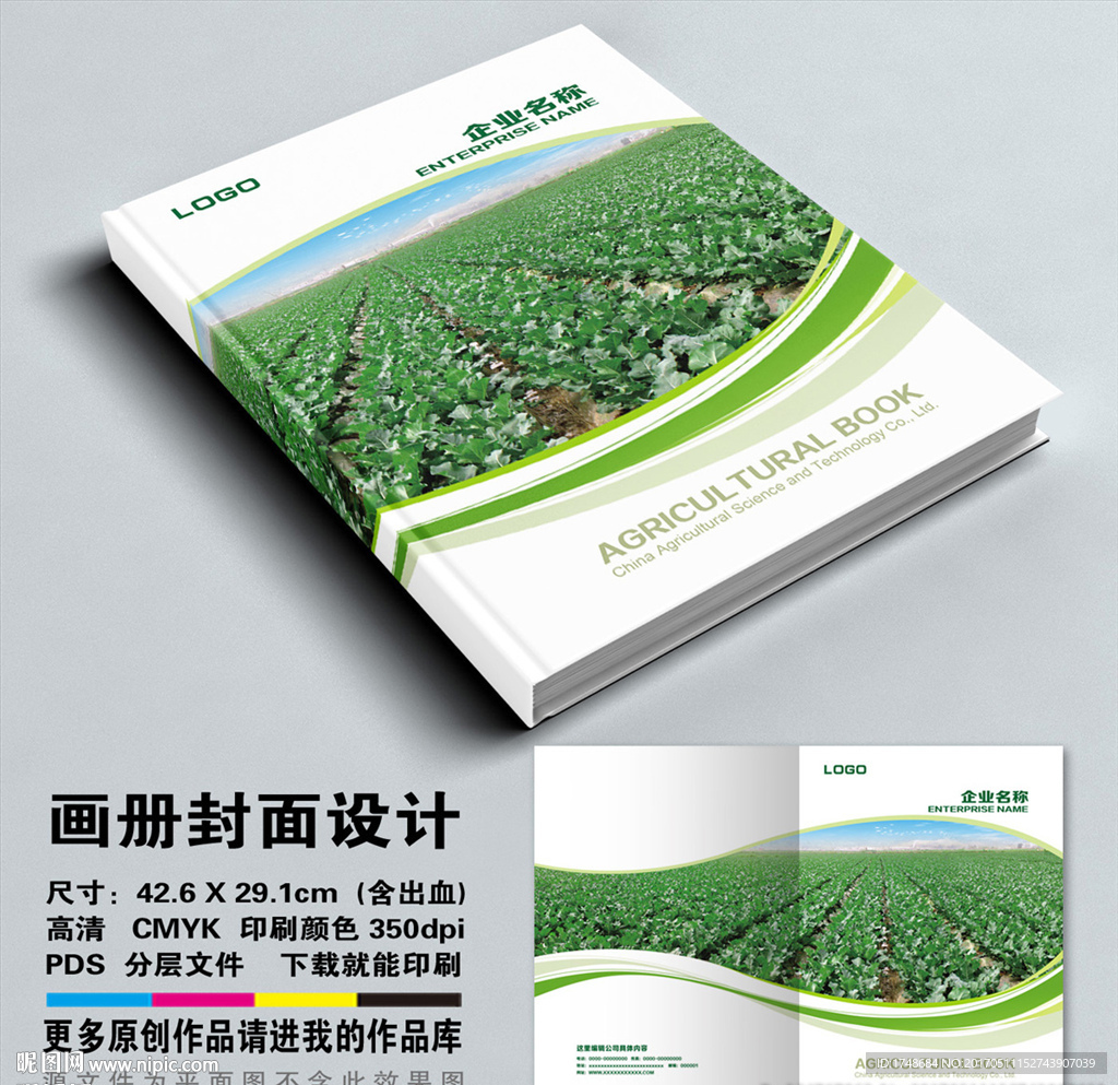绿色画册封面