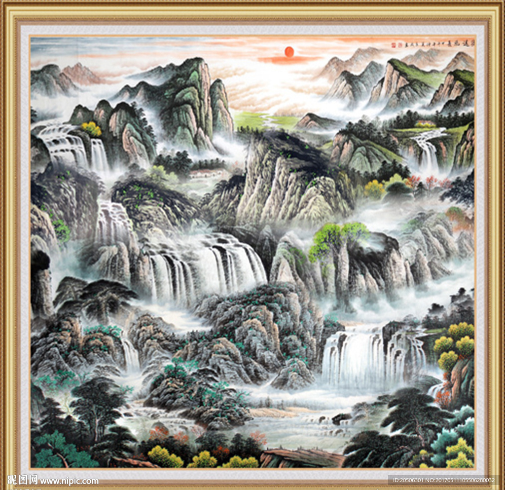 山水风景画