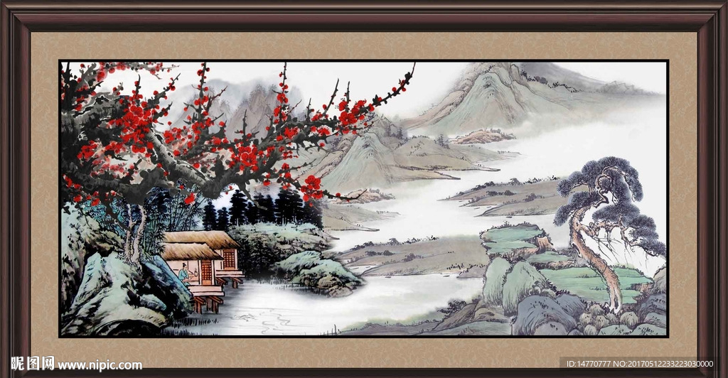 国画梅花