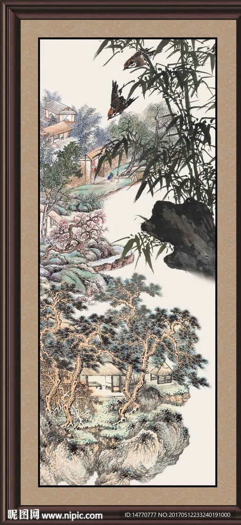 水墨竹子