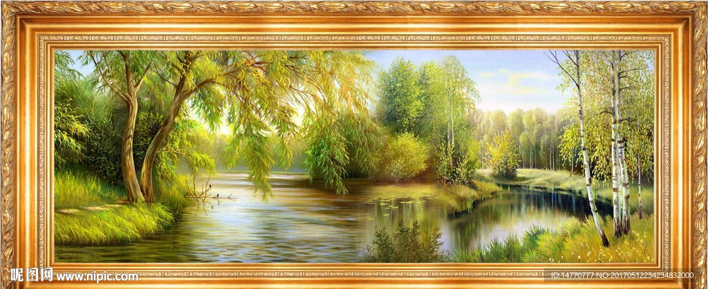 油画风景