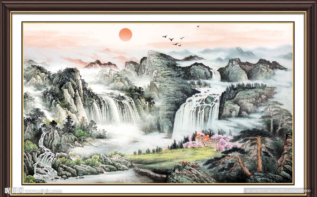 国画山水