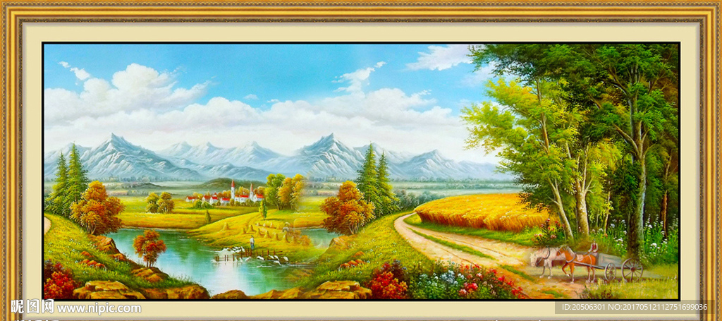油画风景