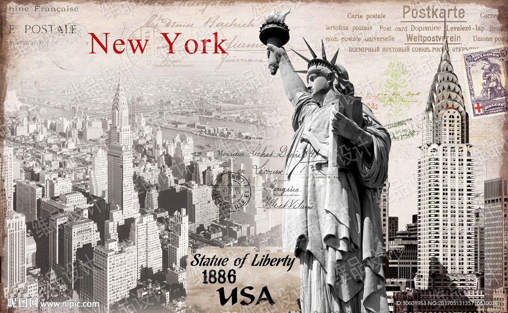 欧美风格装饰画